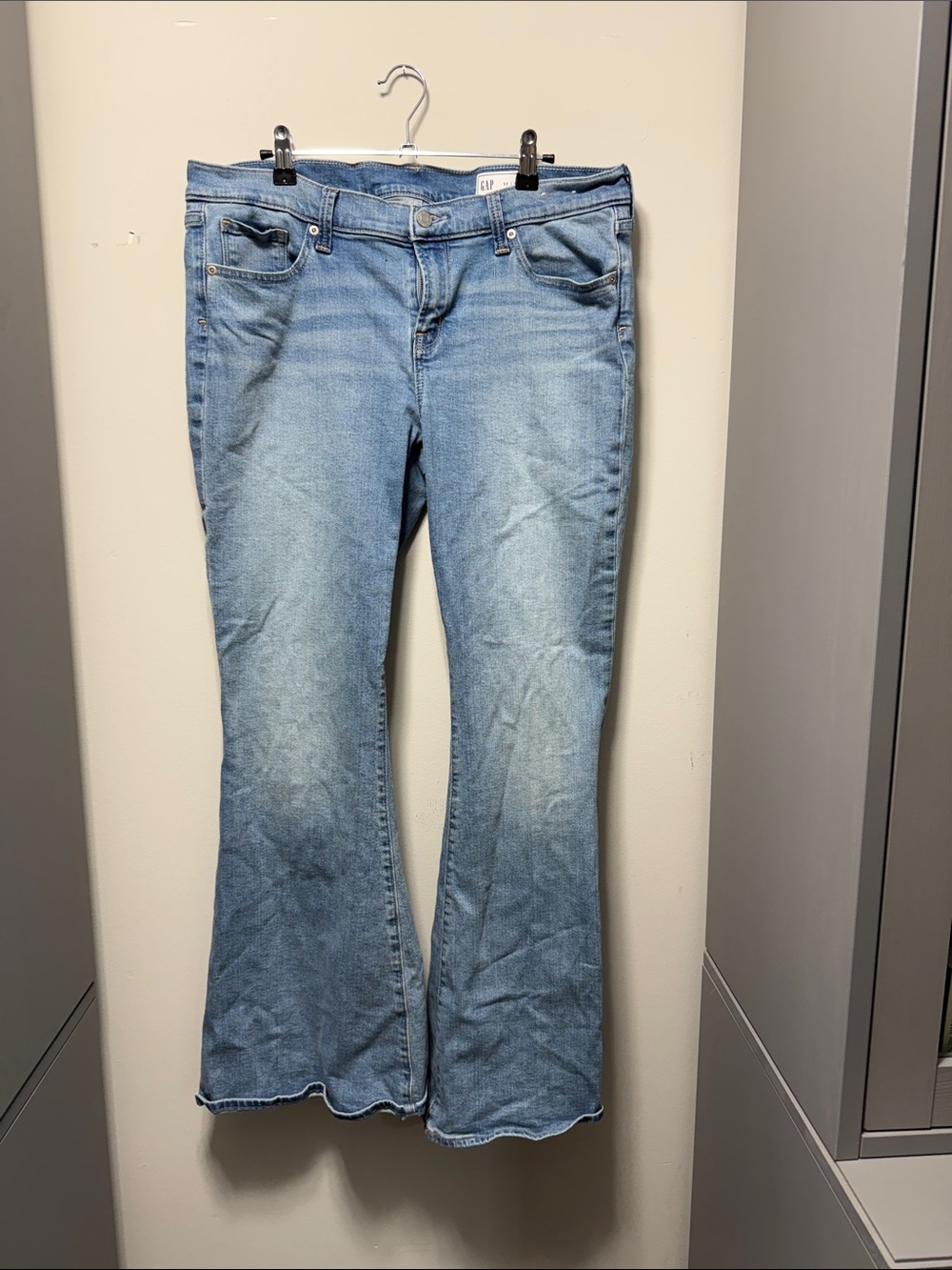 GAP Light Blue Flare Jeans for Women